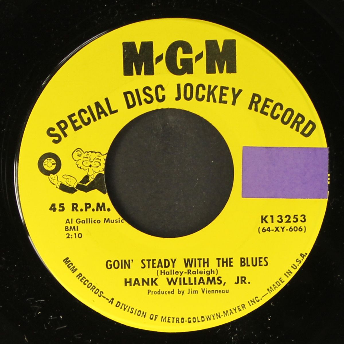 guess what, that's right, she's gone / goin' steady with the blues by HANK WILLIAMS, JR.