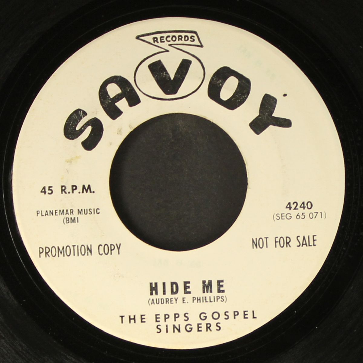 just try jesus / hide me by EPPS GOSPEL SINGERS