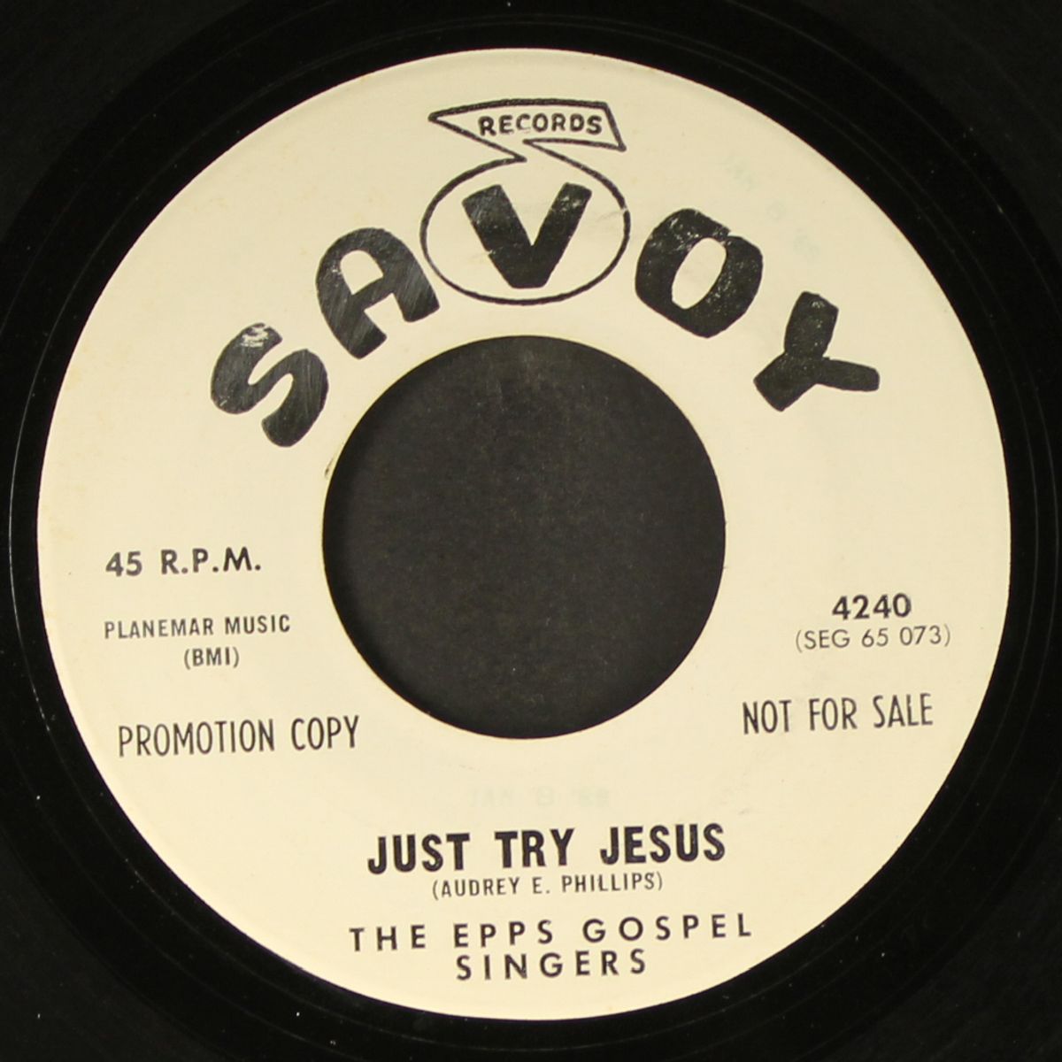 just try jesus / hide me by EPPS GOSPEL SINGERS