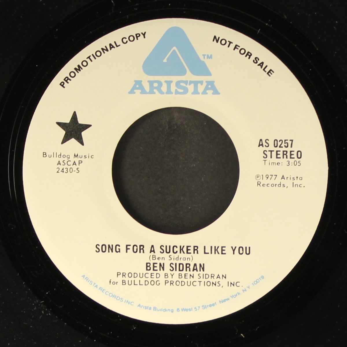 song for a sucker like you / mono by BEN SIDRAN
