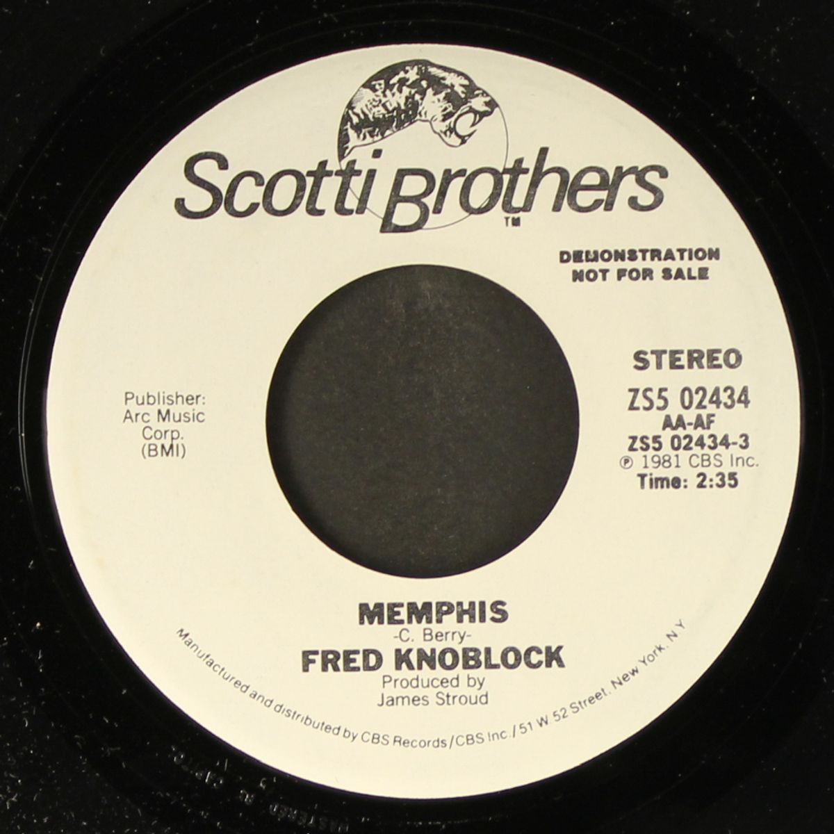 memphis / love isn't easy by FRED KNOBLOCK
