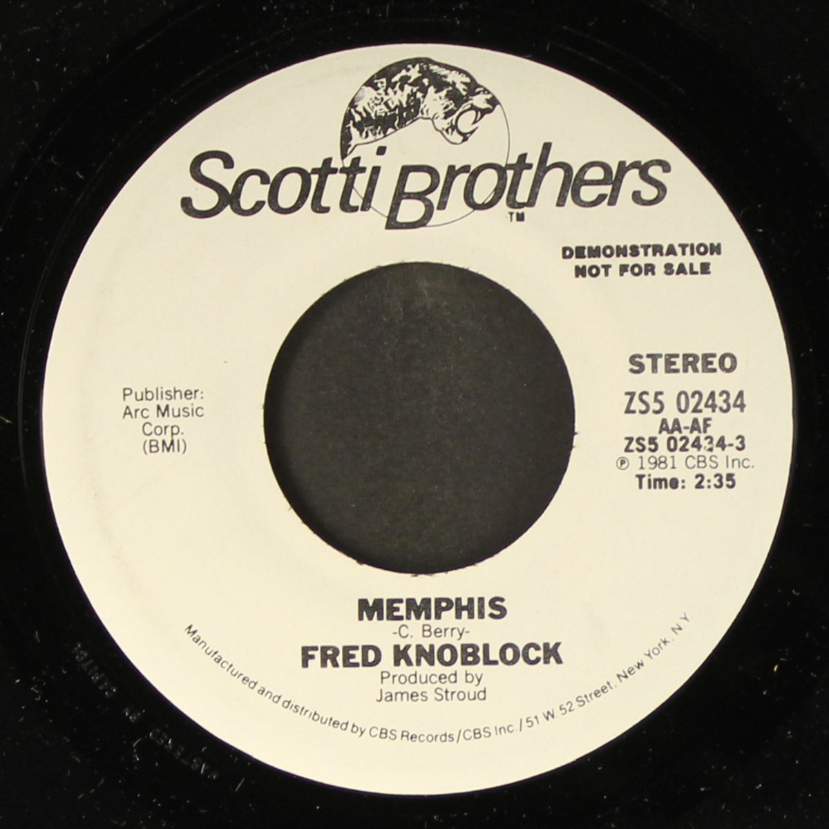 memphis / love isn't easy by FRED KNOBLOCK
