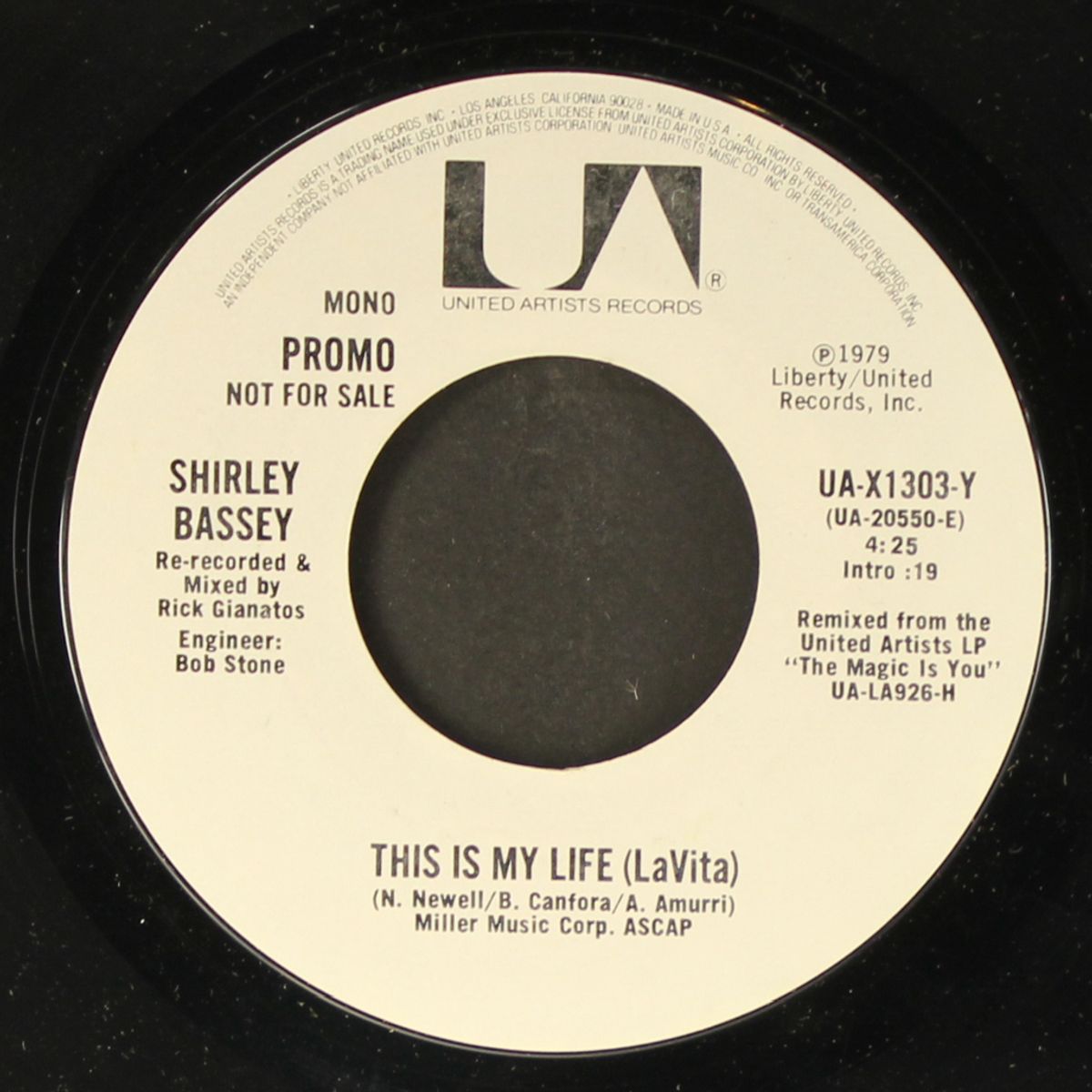 this is my life / mono by SHIRLEY BASSEY