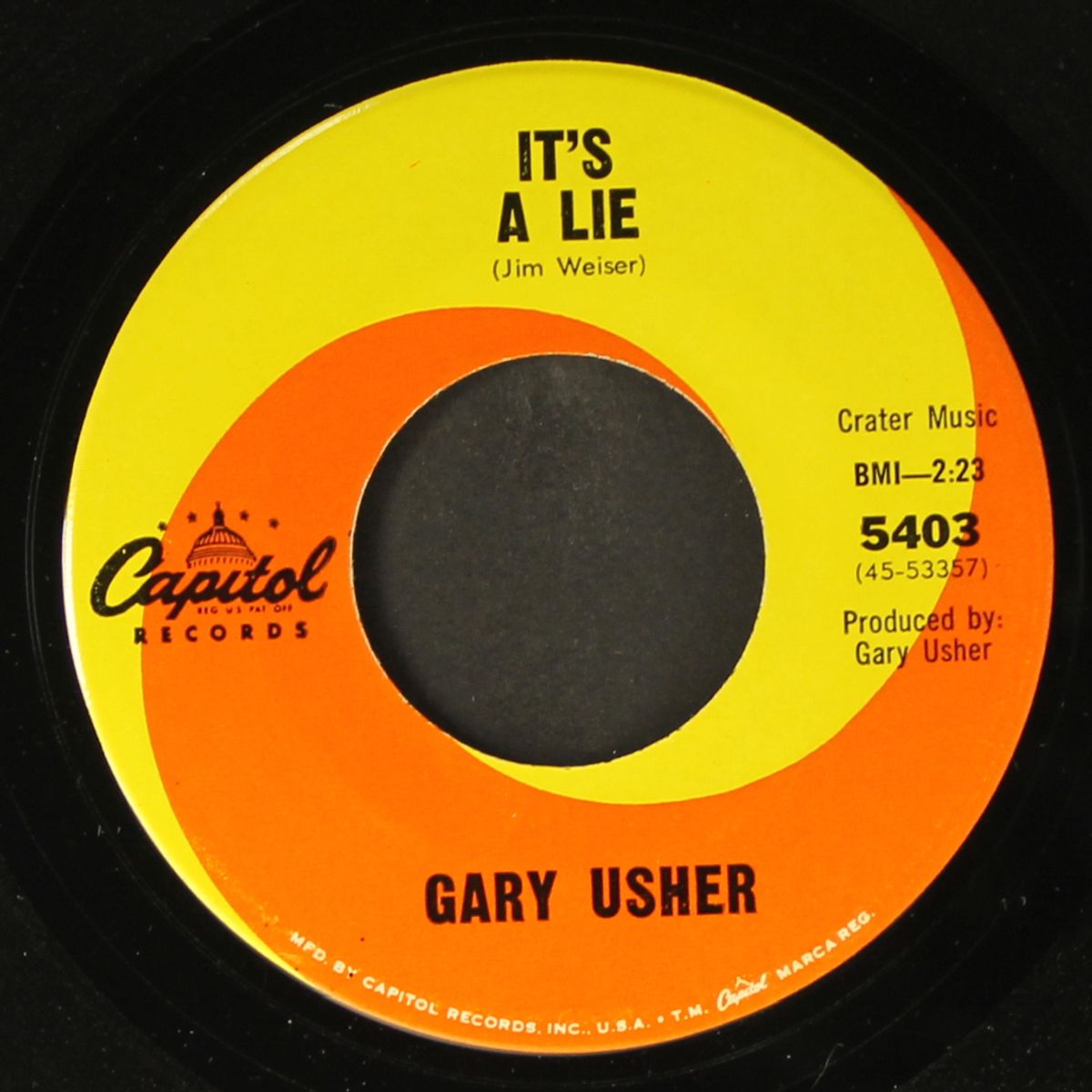 it's a lie / jody by GARY USHER