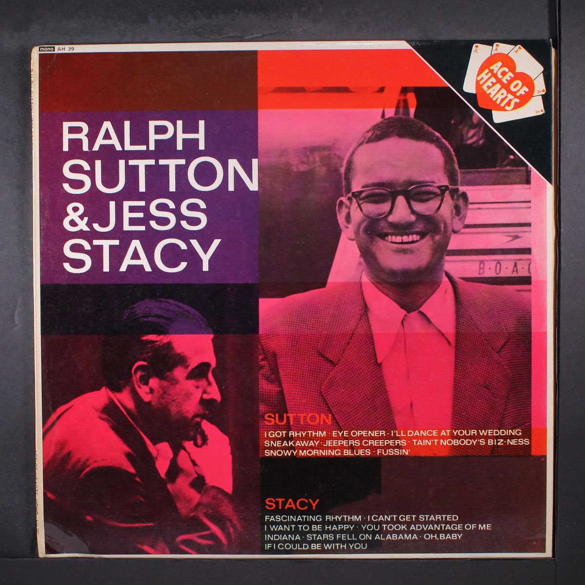 piano solos by RALPH SUTTON & JESS STACY