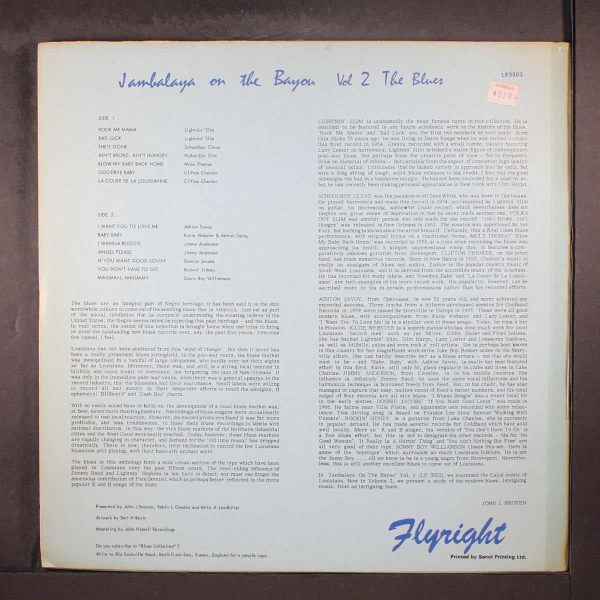 jambalaya on the bayou, vol. 2 by VARIOUS