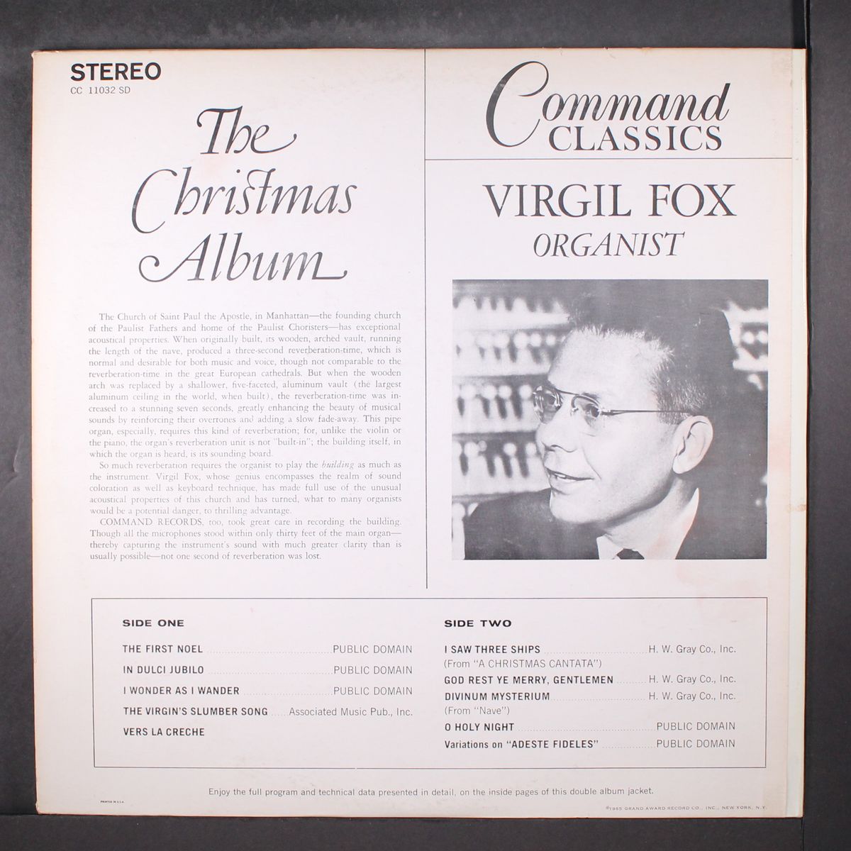 the christmas album by VIRGIL FOX