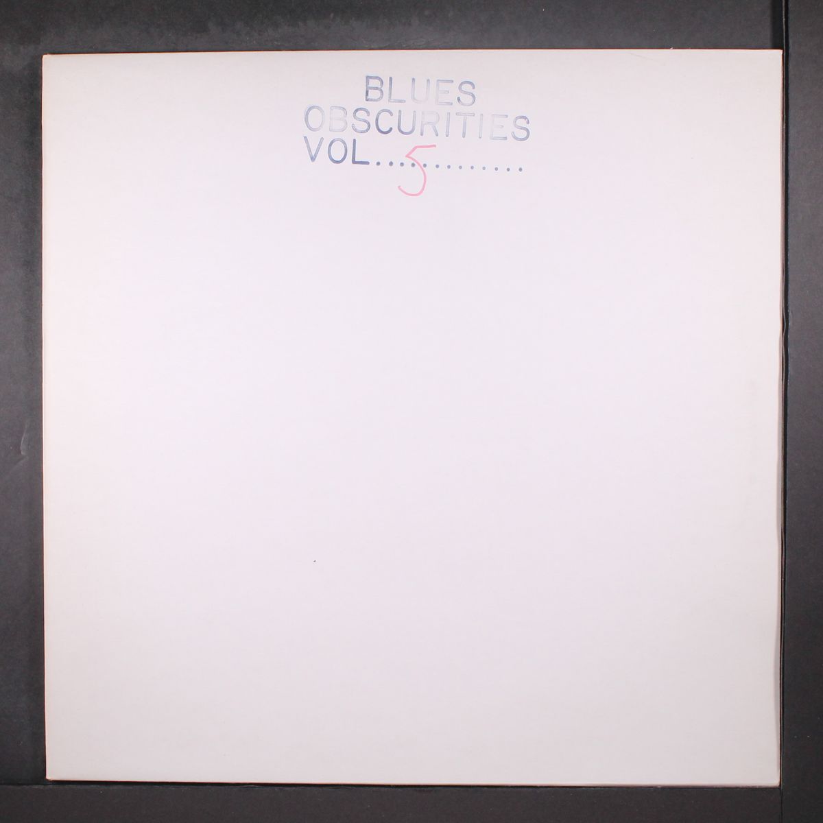 something's gone wrong - blues obscurities, vol. 5 by VARIOUS