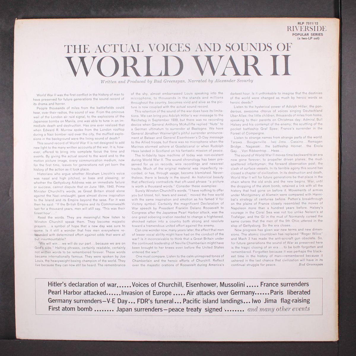 the voices and sounds of world war ii by VARIOUS
