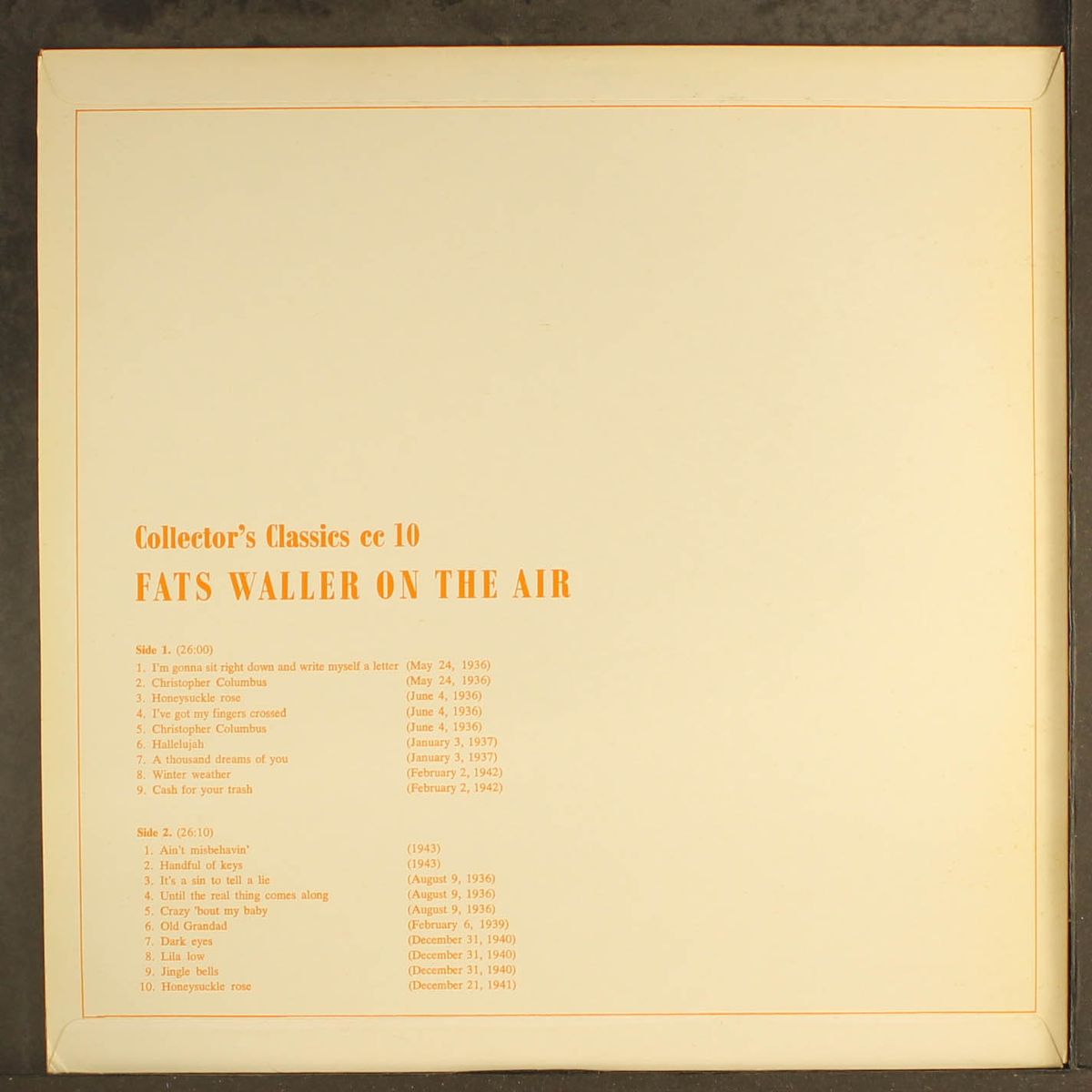 fats waller on the air by FATS WALLER