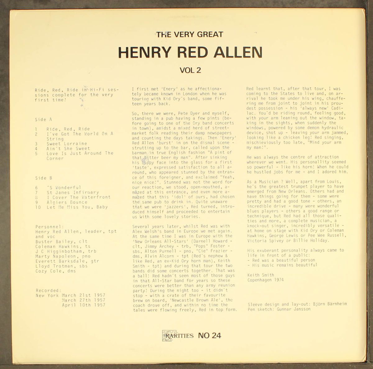 the very great vol. 2 by HENRY RED ALLEN