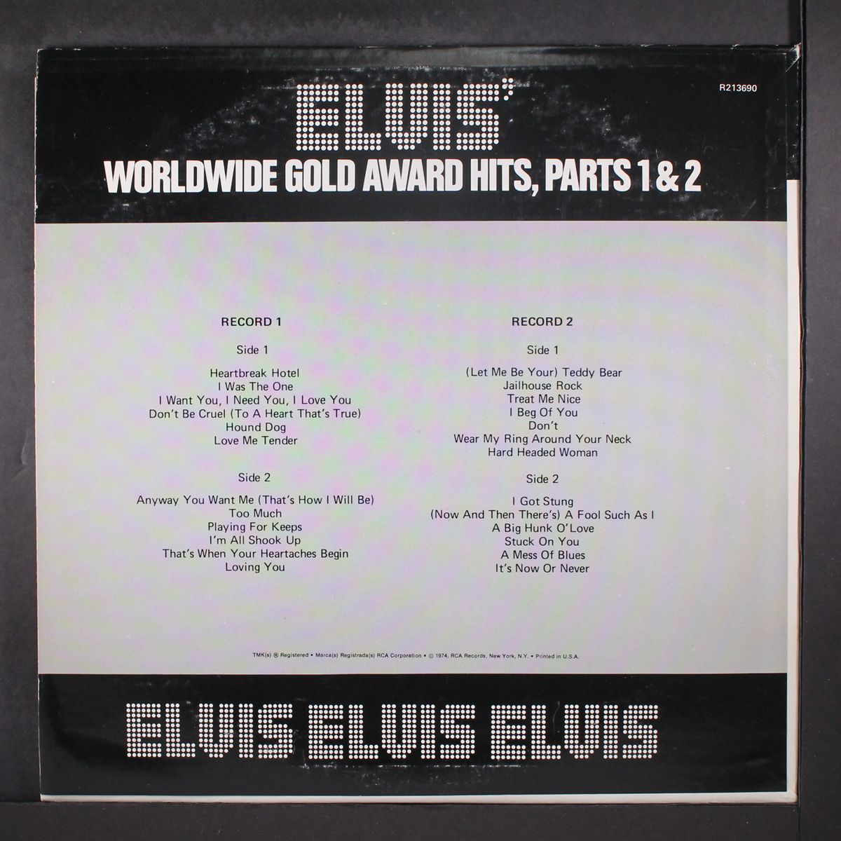 elvis' worldwide gold award hits, 1 & 2 by ELVIS PRESLEY