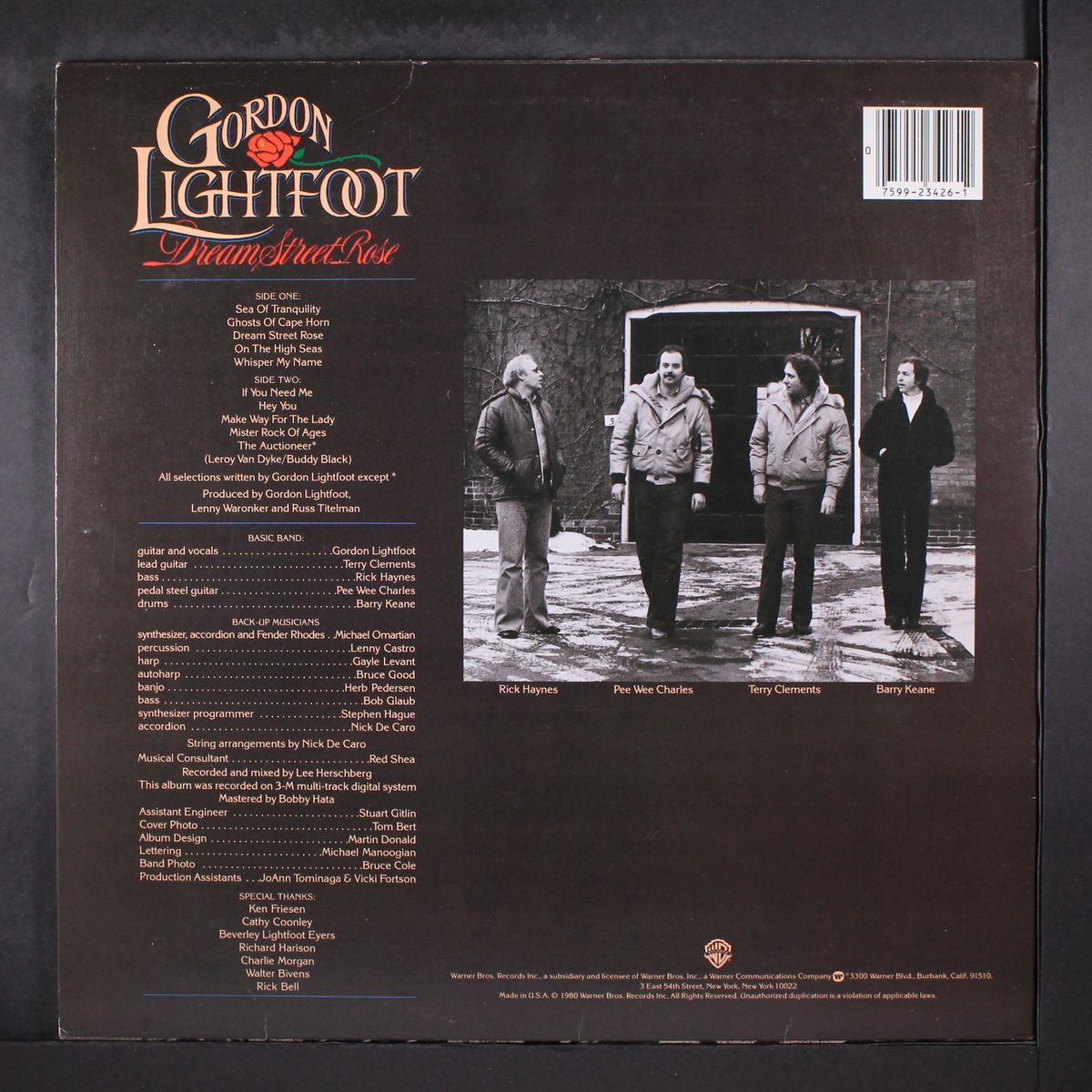 dream street rose by GORDON LIGHTFOOT