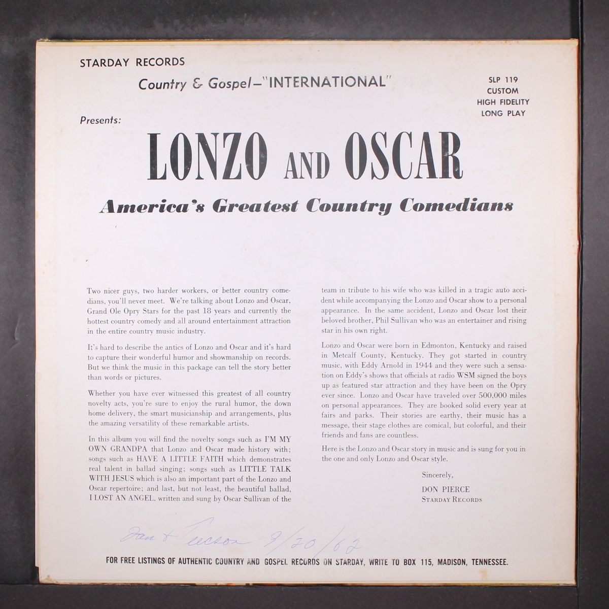 america's greatest country comedians by LONZO & OSCAR