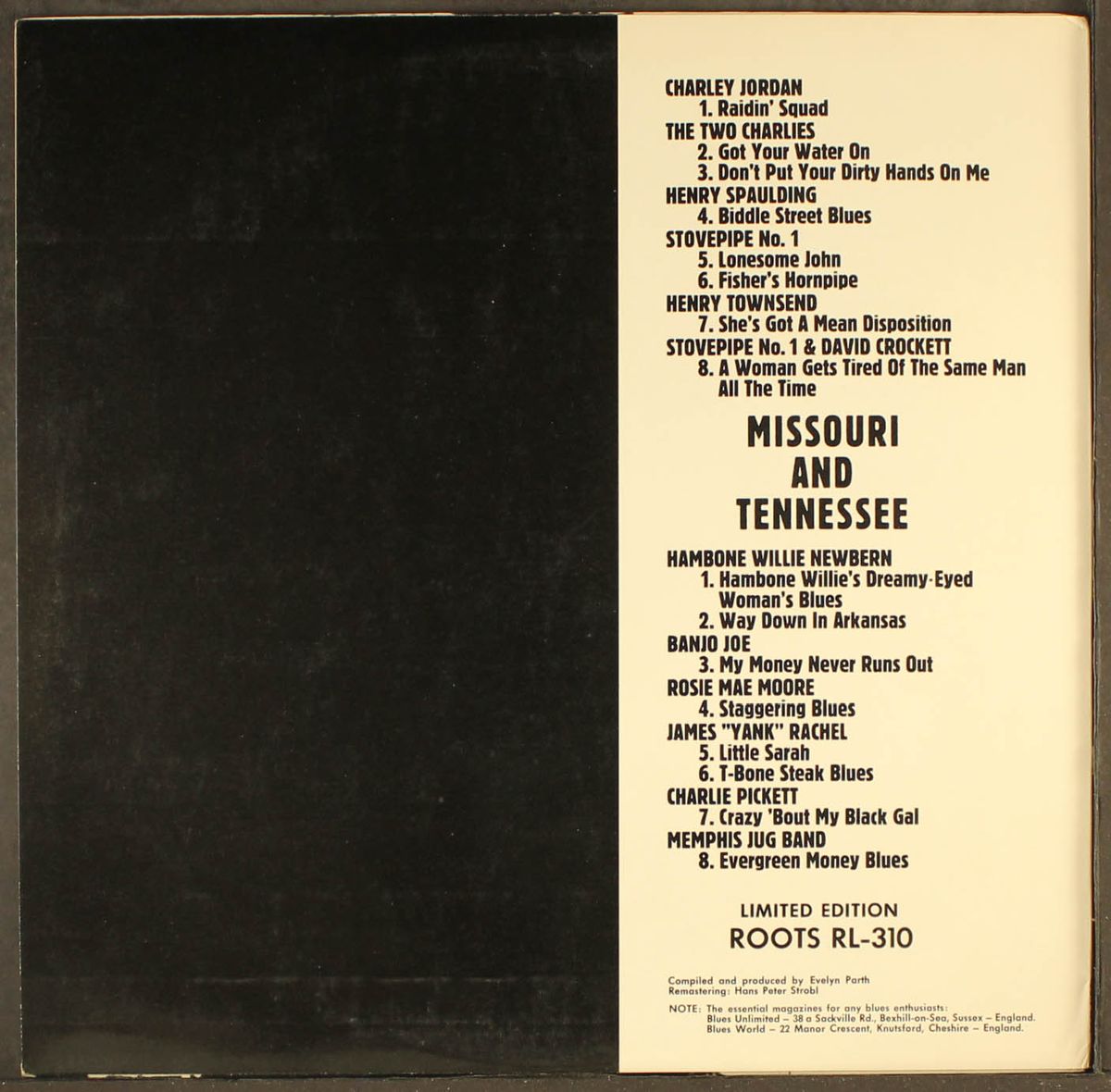 missouri and tennessee by VARIOUS