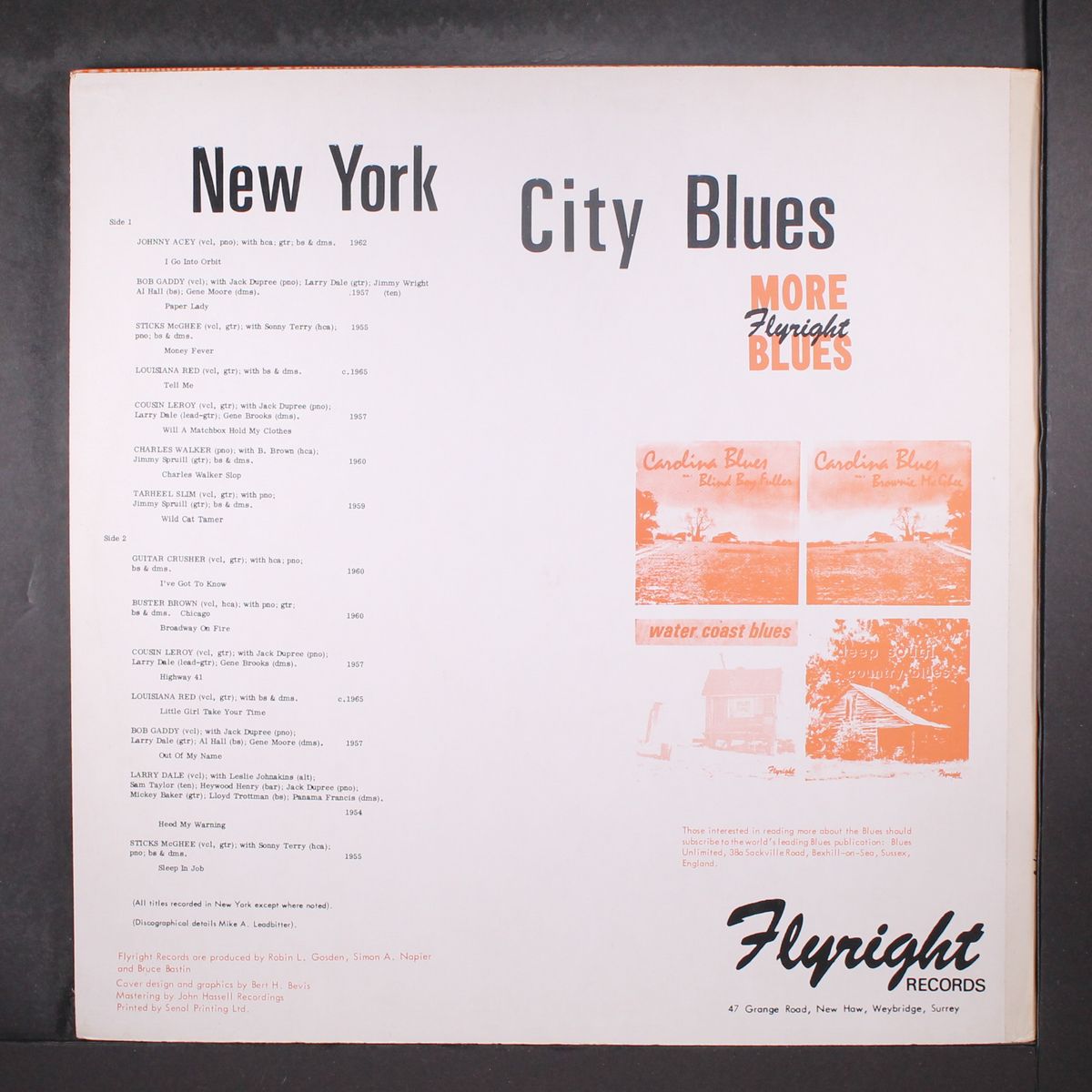 new york city blues by VARIOUS