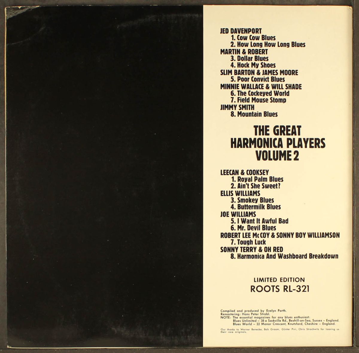 the great harmonica players, vol. 2 by VARIOUS