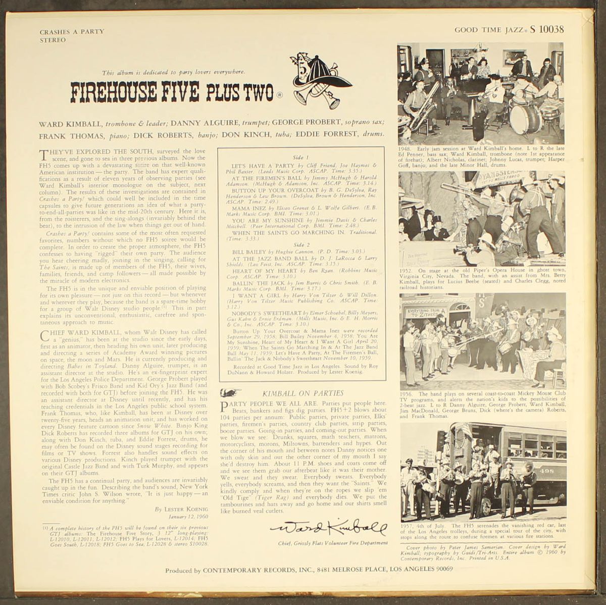 crashes a party by FIREHOUSE FIVE PLUS TWO