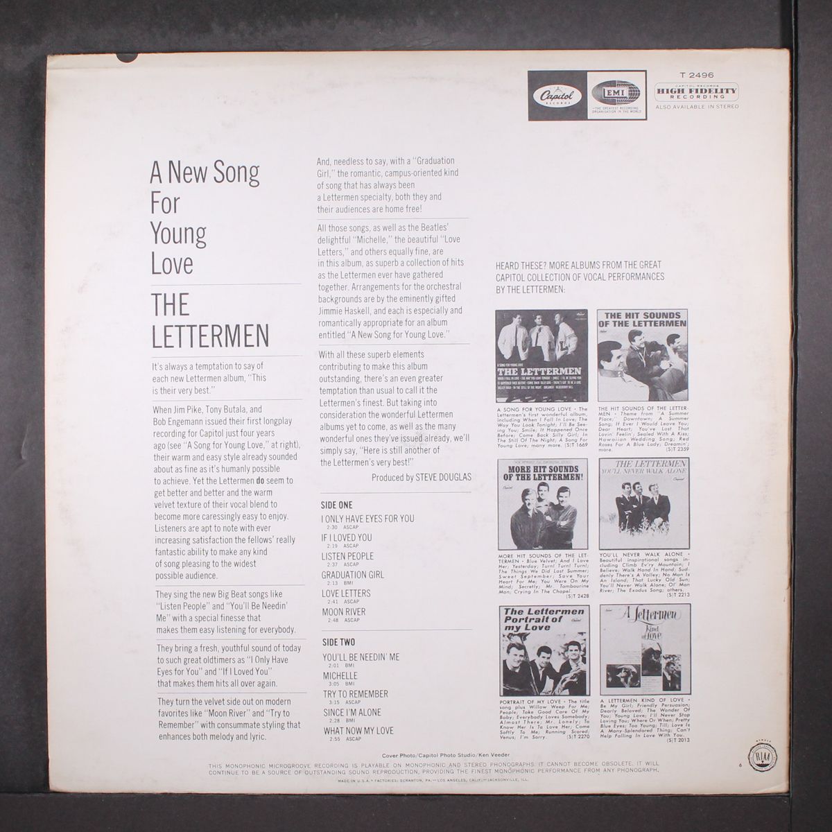 a new song for young love by LETTERMEN