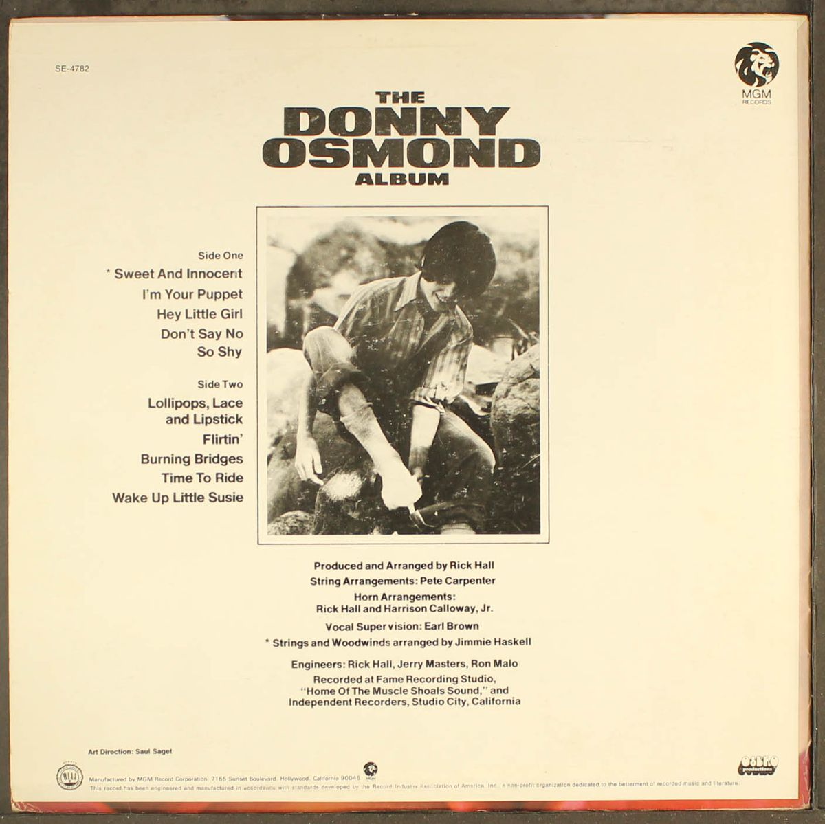 album by DONNY OSMOND