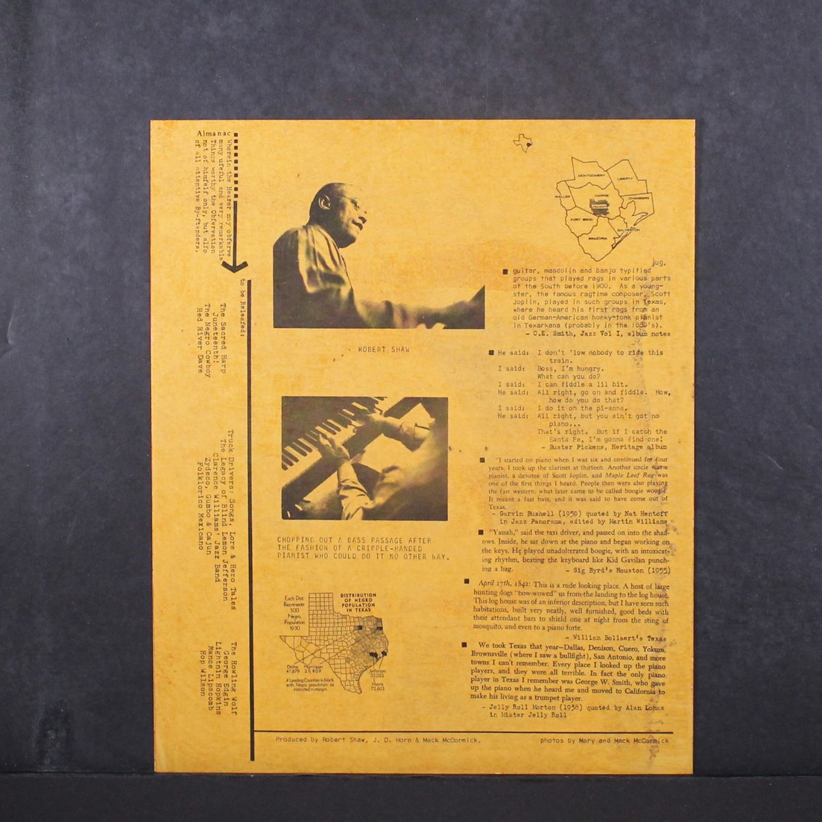 texas barrelhouse piano by ROBERT SHAW