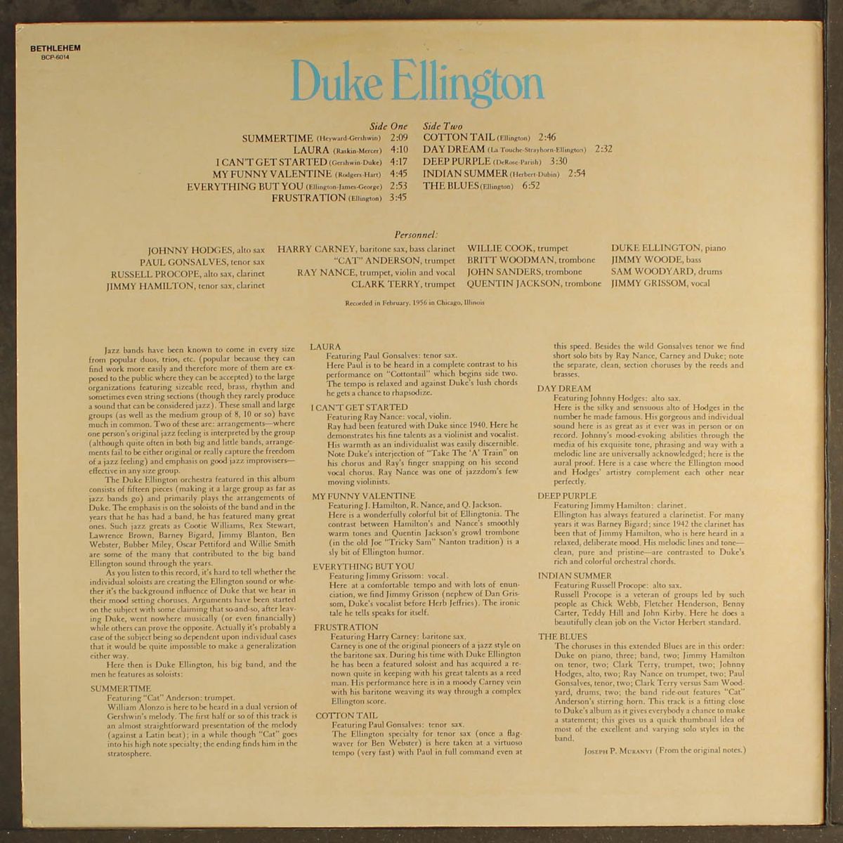the bethlehem years, vol. 2 by DUKE ELLINGTON