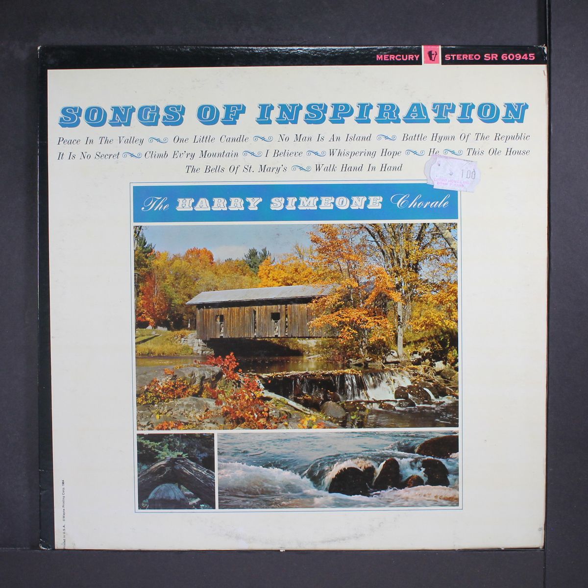 songs of inspiration by HARRY SIMEONE CHORALE