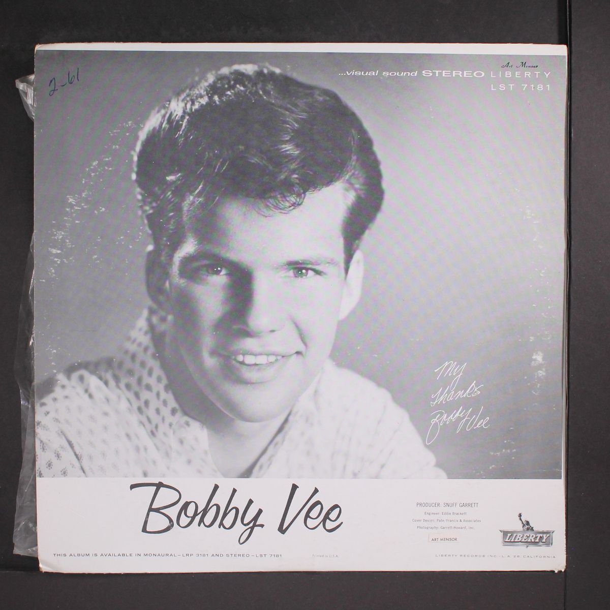 bobby vee by BOBBY VEE