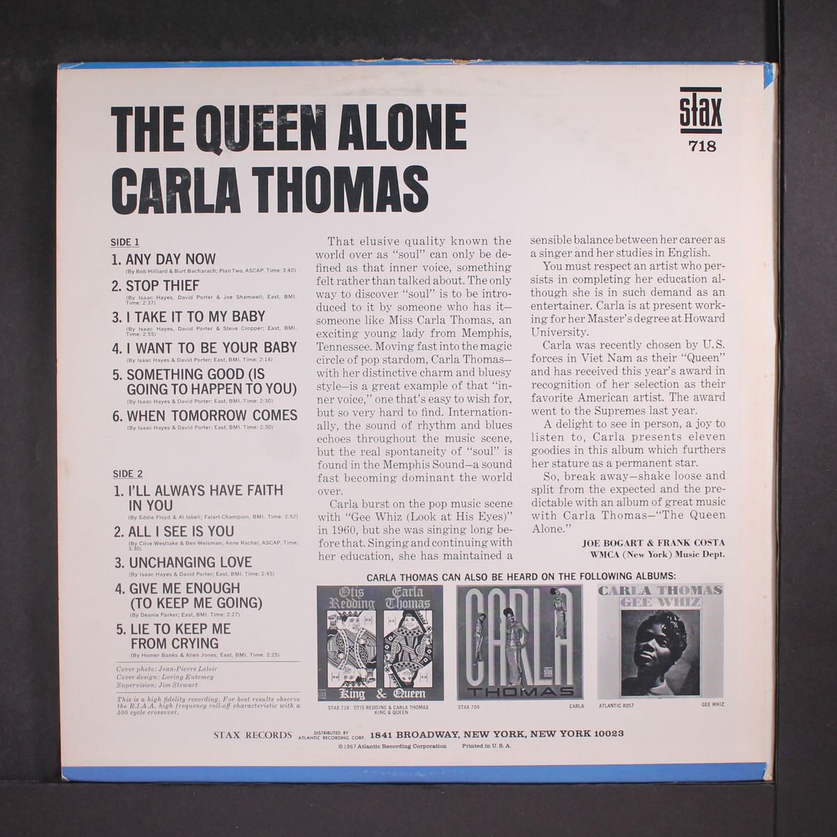 the queen alone by CARLA THOMAS