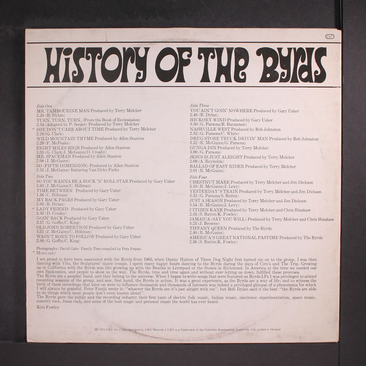 history of the byrds by BYRDS