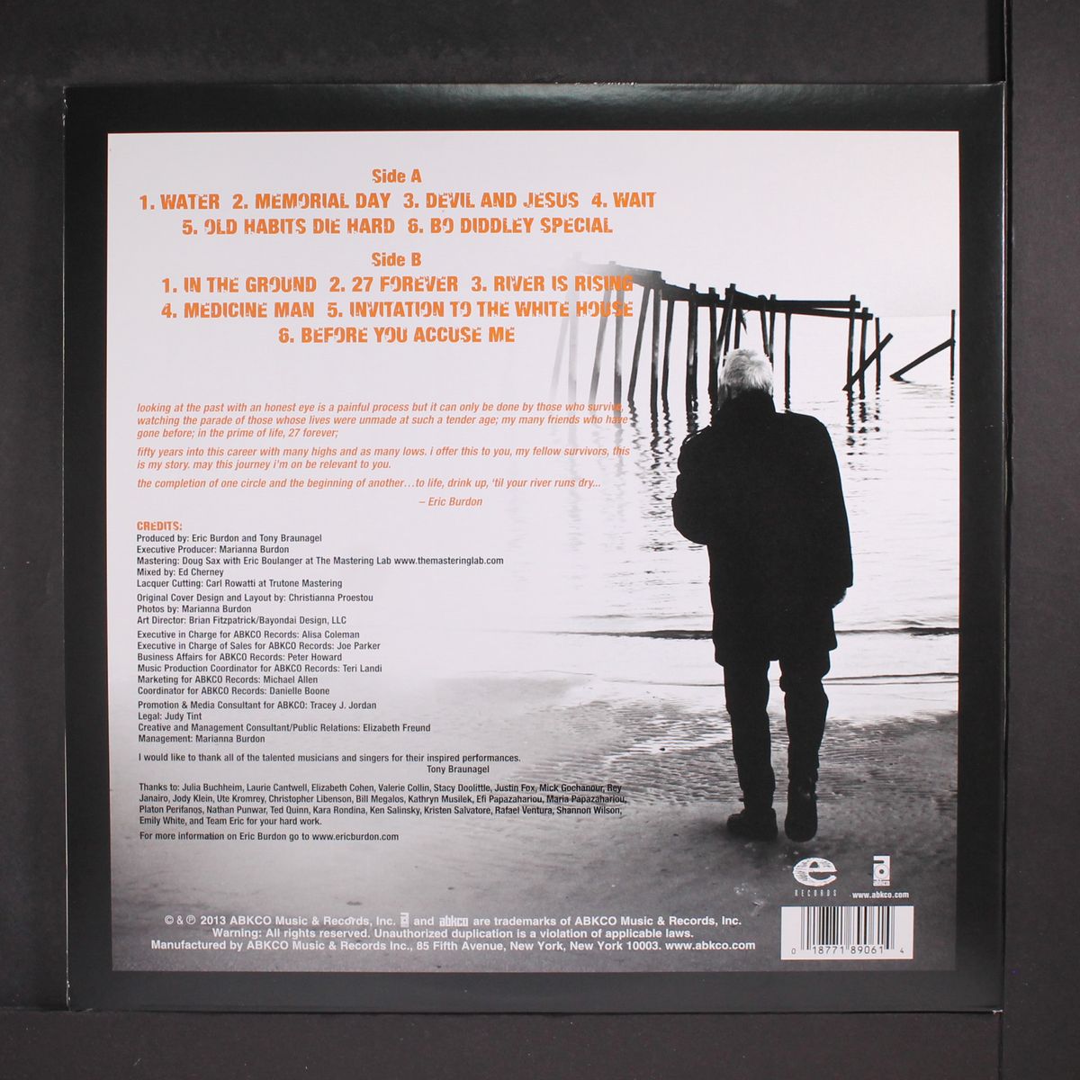 'til your river runs dry by ERIC BURDON