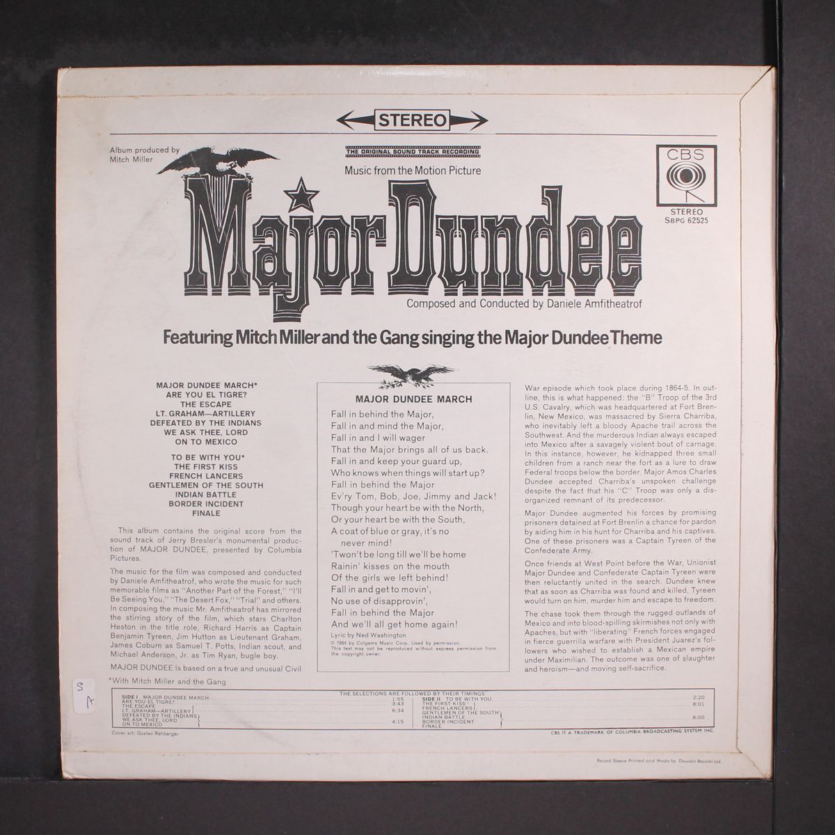 major dundee by SOUNDTRACK