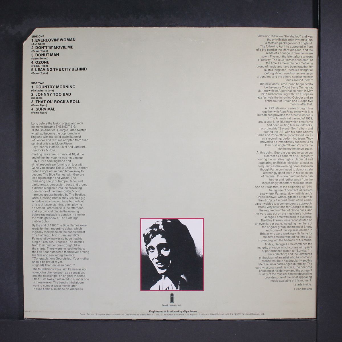 georgie fame by GEORGIE FAME