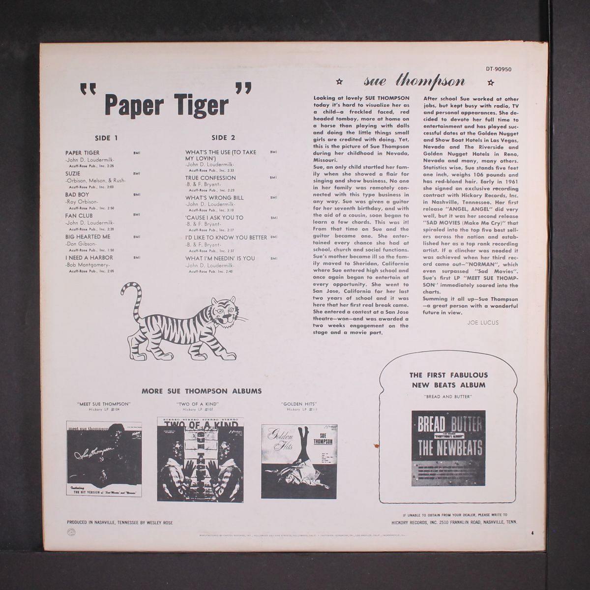paper tiger by SUE THOMPSON