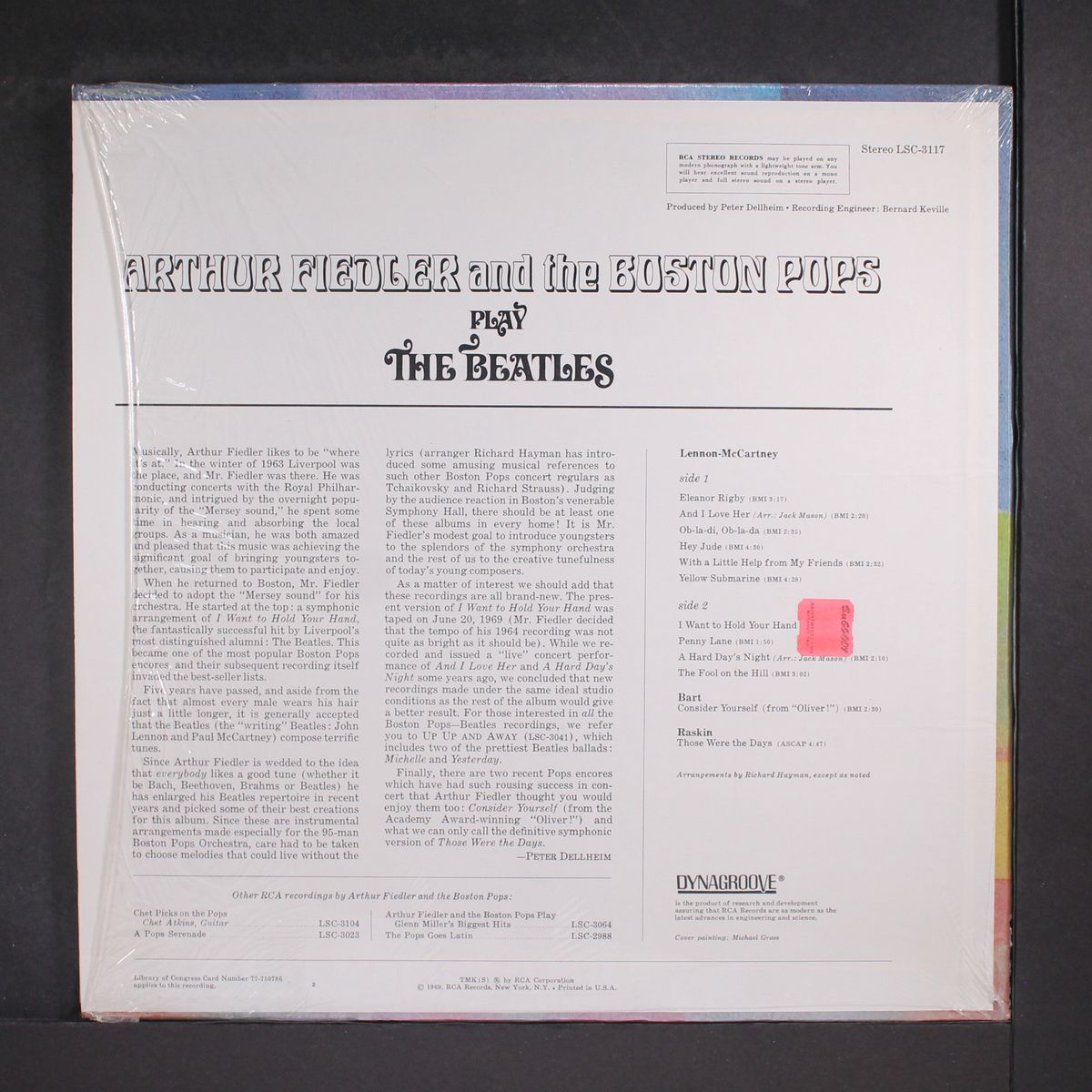 play the beatles by ARTHUR FIEDLER & BOSTON POPS