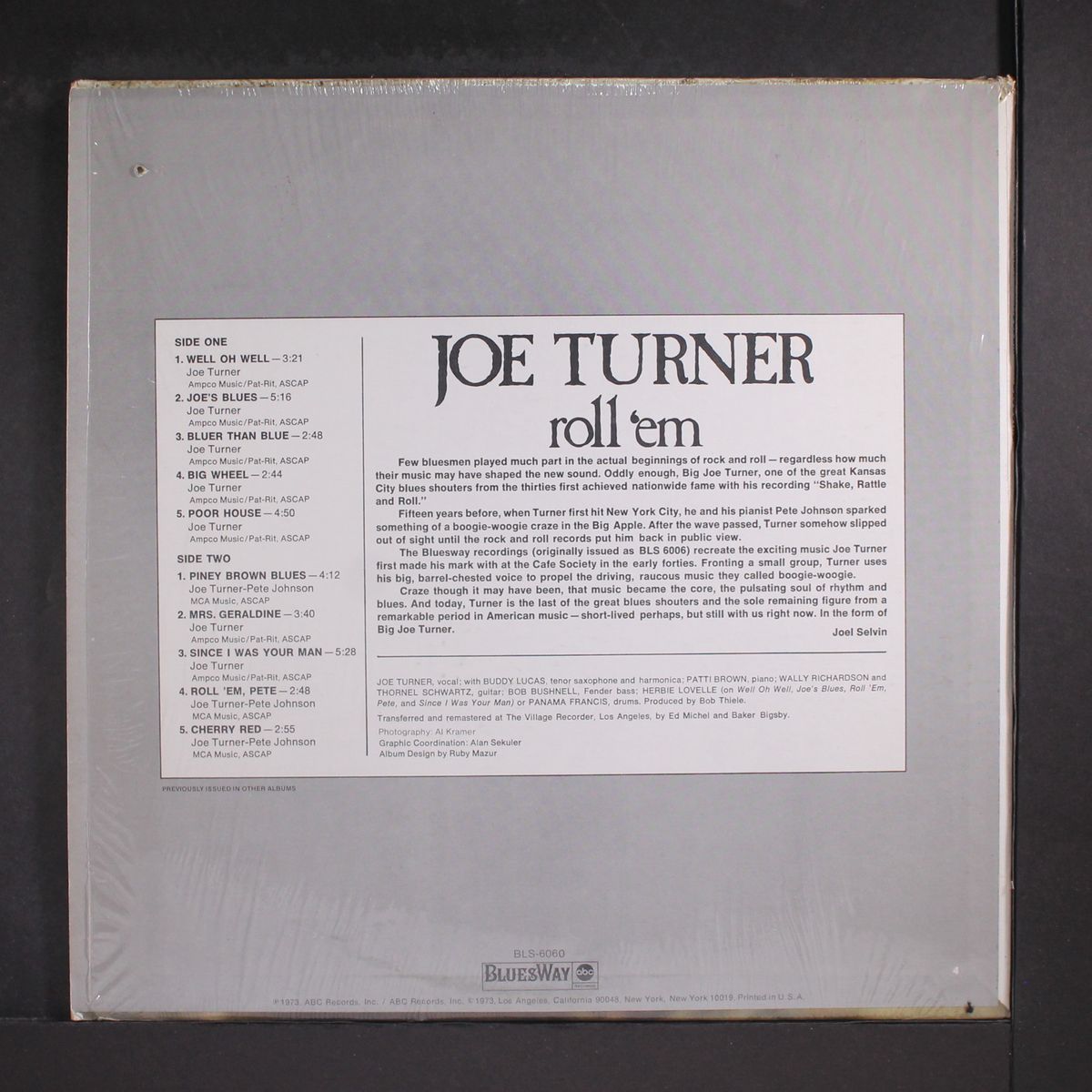 roll 'em by JOE TURNER