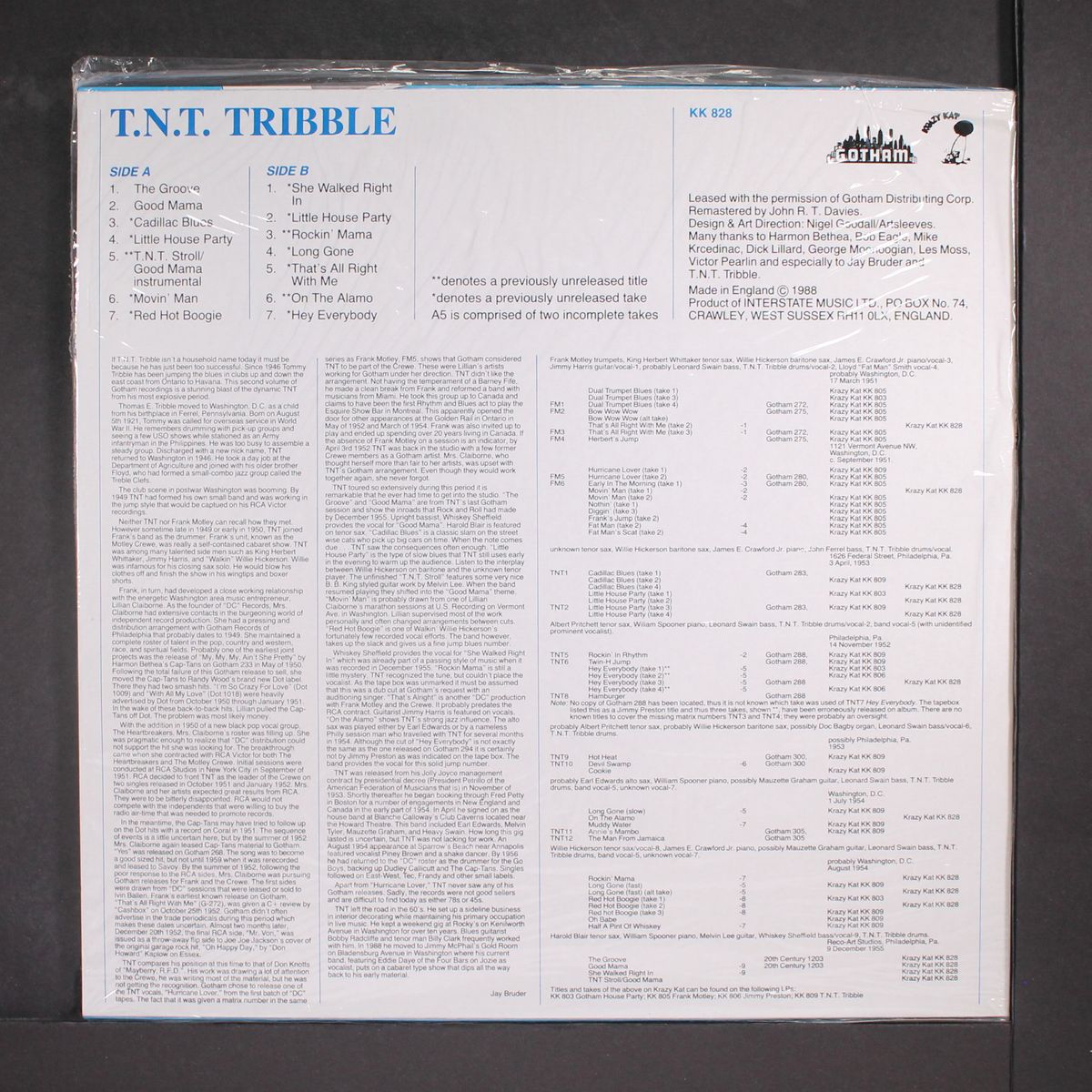 red hot boogie by TNT TRIBBLE