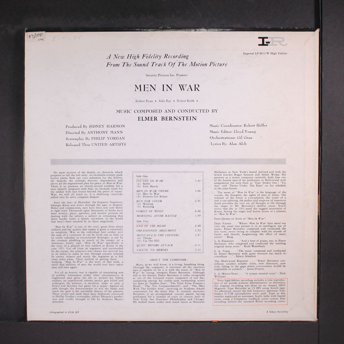men in war by SOUNDTRACK
