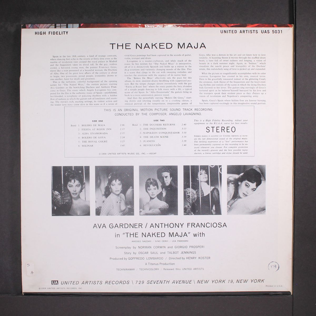 the naked maja by SOUNDTRACK
