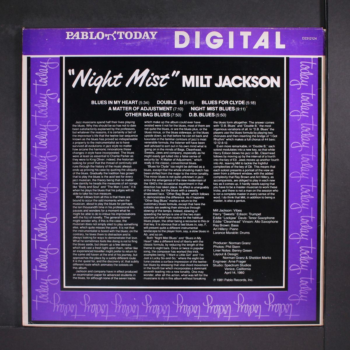 night mist by MILT JACKSON
