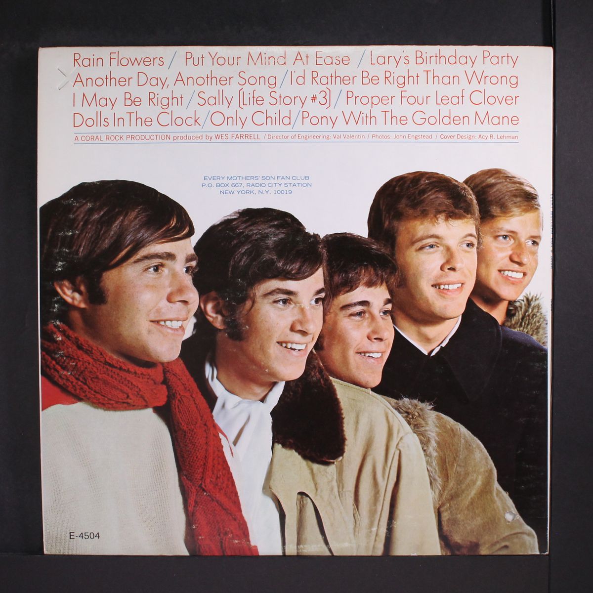 every mothers' son's back by EVERY MOTHERS' SON