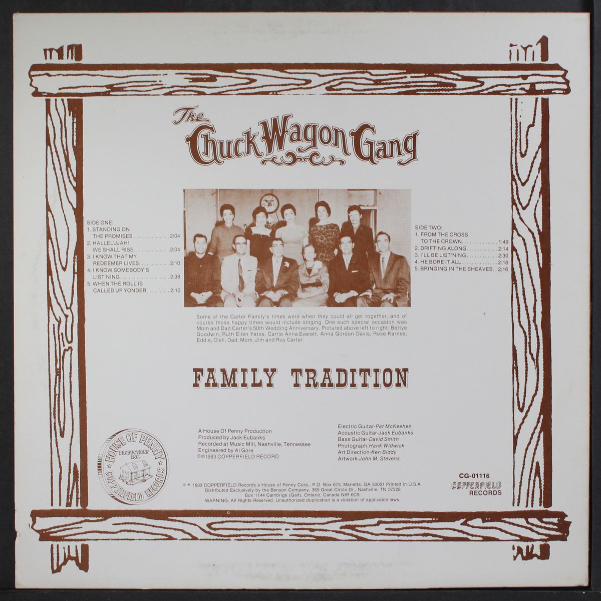 family tradition by CHUCK WAGON GANG