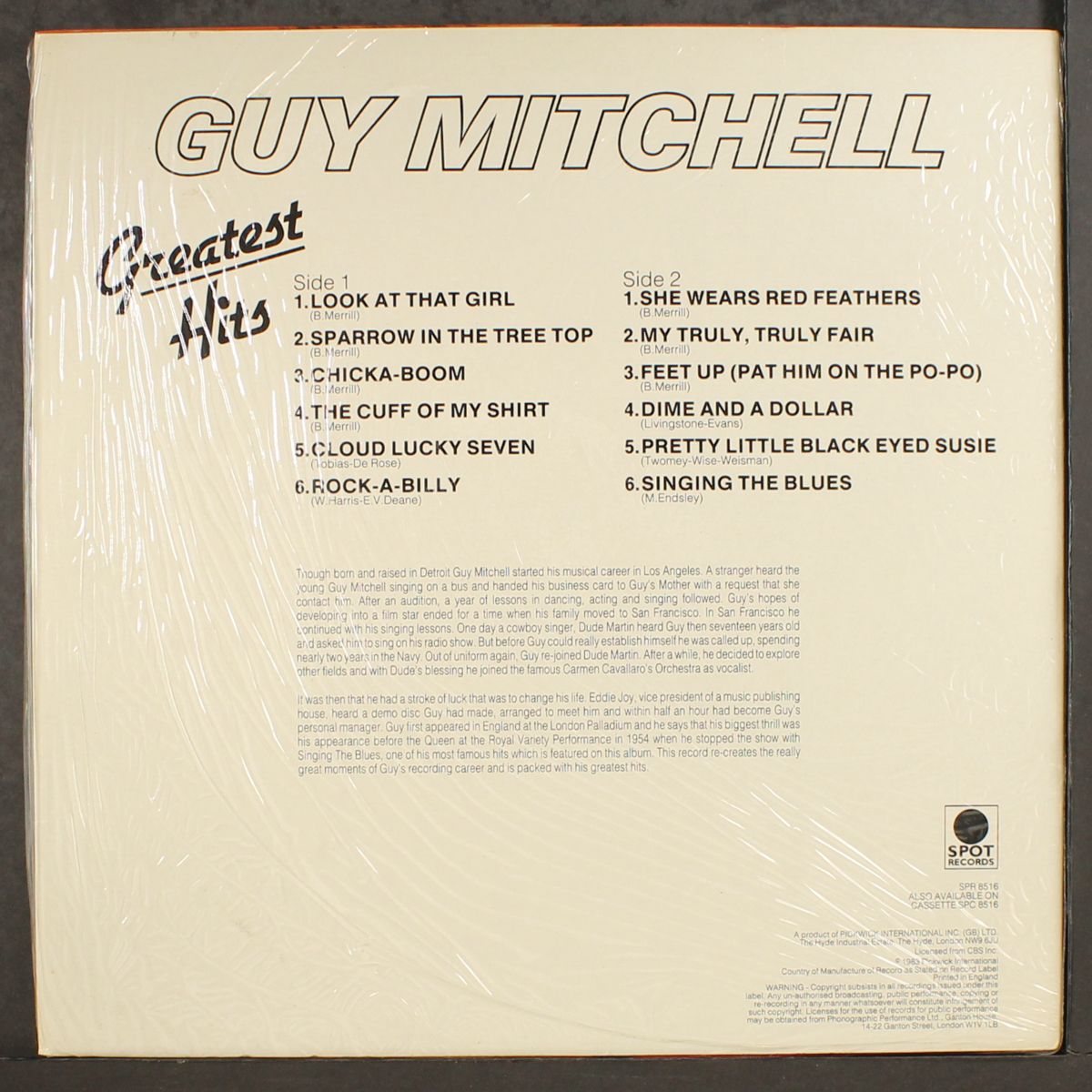 greatest hits by GUY MITCHELL