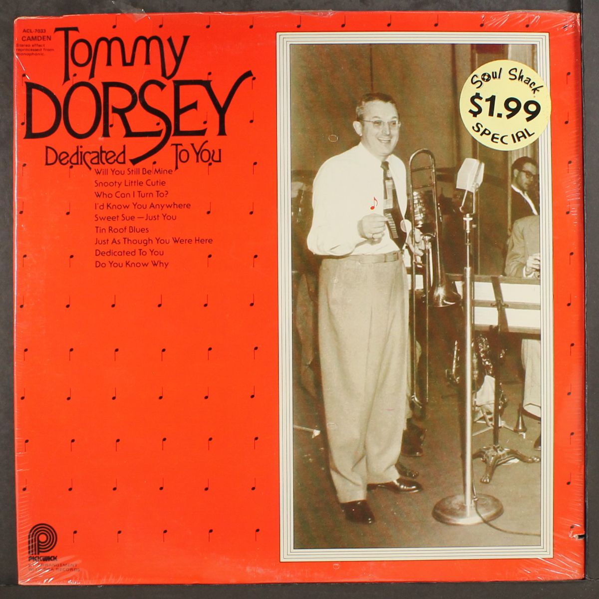 dedicated to you by TOMMY DORSEY