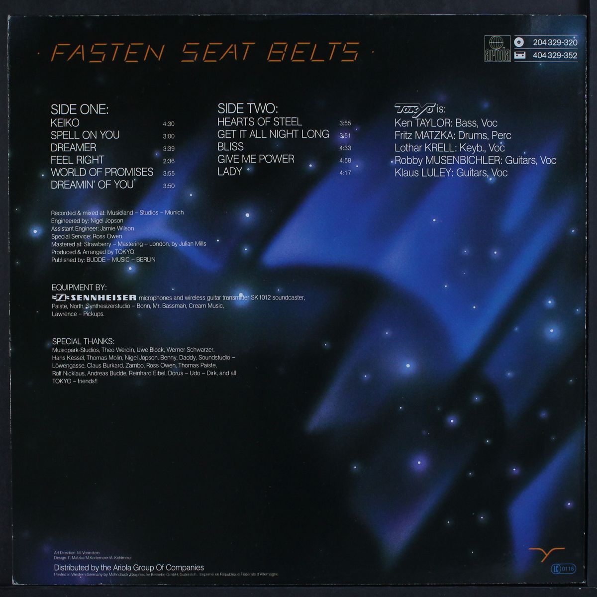 fasten seat belts by TOKYO
