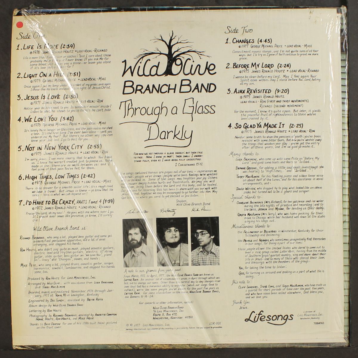 through a glass darkly by WILD OLIVE BRANCH BAND