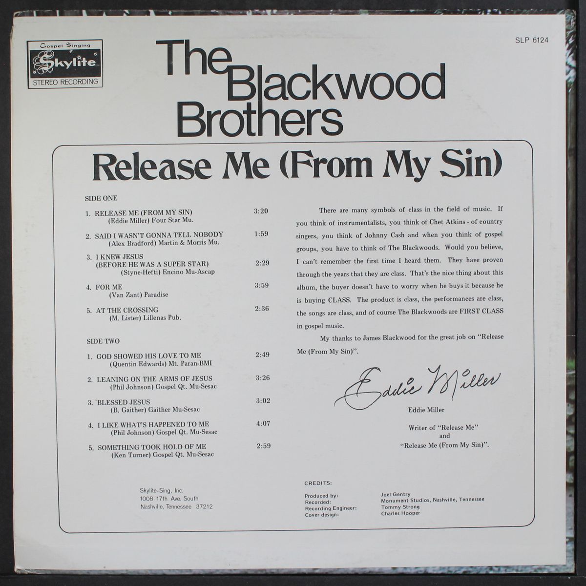 release me (from my sin) by BLACKWOOD BROTHERS