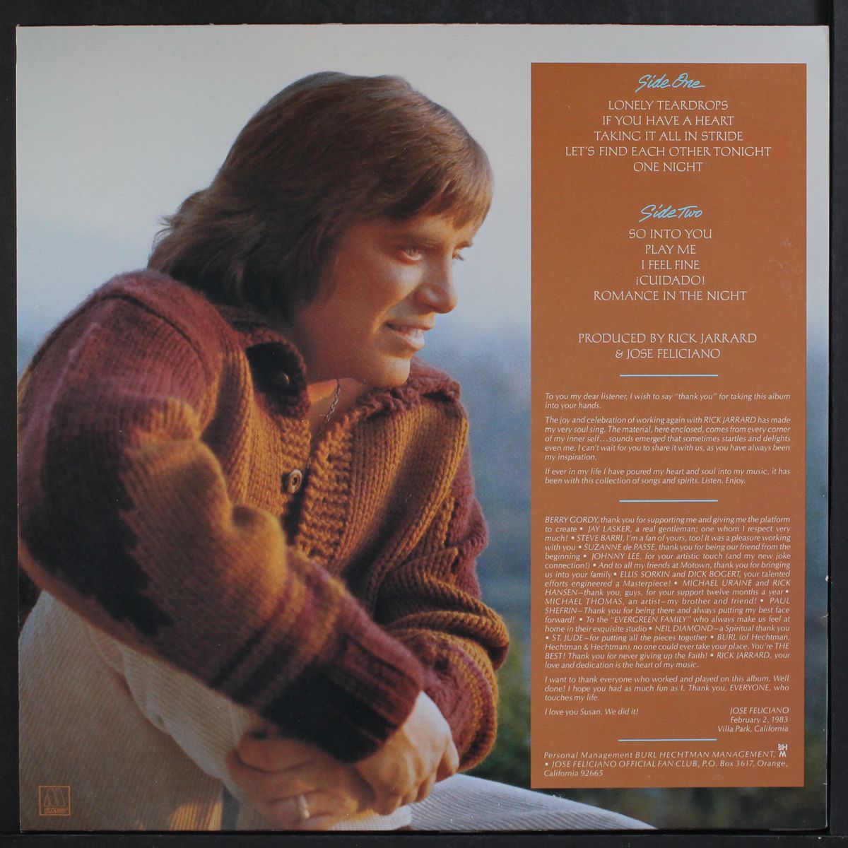 romance in the night by JOSE FELICIANO