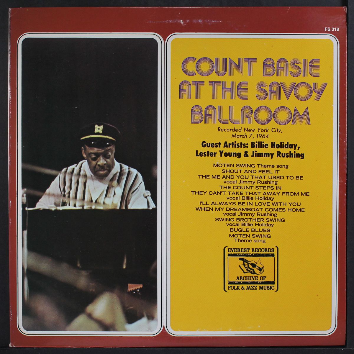 at the savoy ballroom by COUNT BASIE