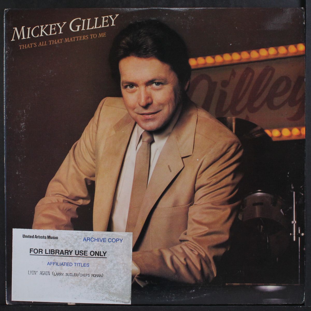 that's all that matters to me by MICKEY GILLEY